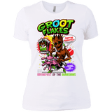 T-Shirts White / X-Small Groot Flakes Women's Premium T-Shirt