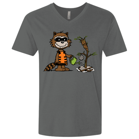 T-Shirts Heavy Metal / X-Small Groot Grief Men's Premium V-Neck