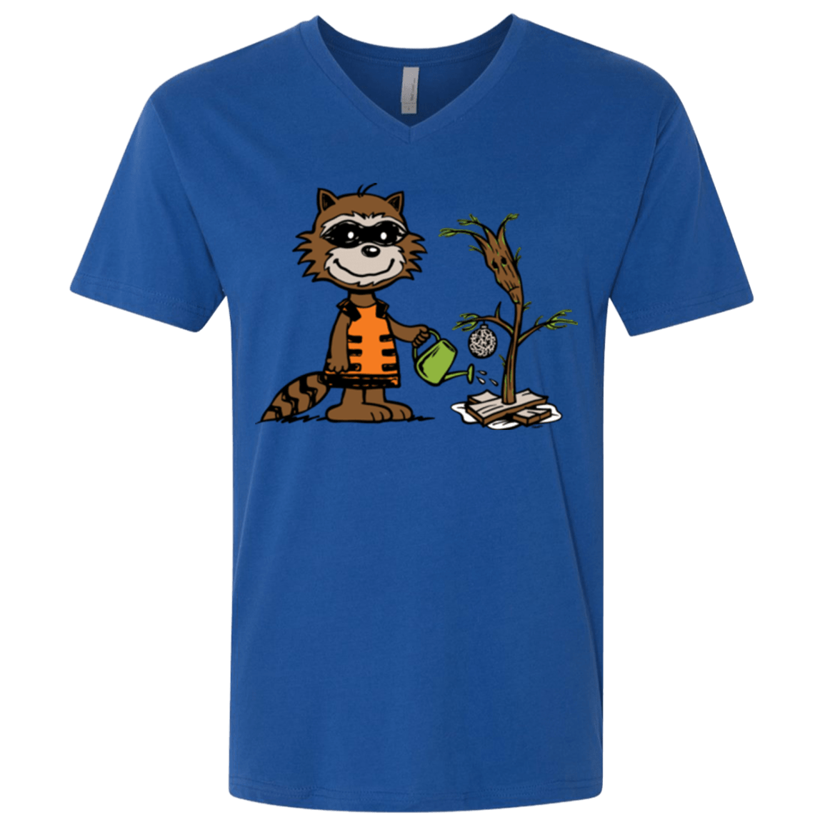 T-Shirts Royal / X-Small Groot Grief Men's Premium V-Neck