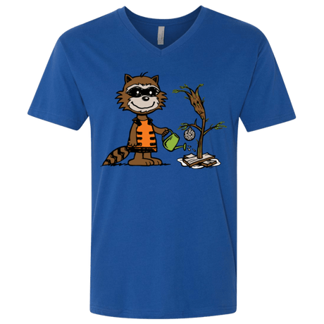 T-Shirts Royal / X-Small Groot Grief Men's Premium V-Neck