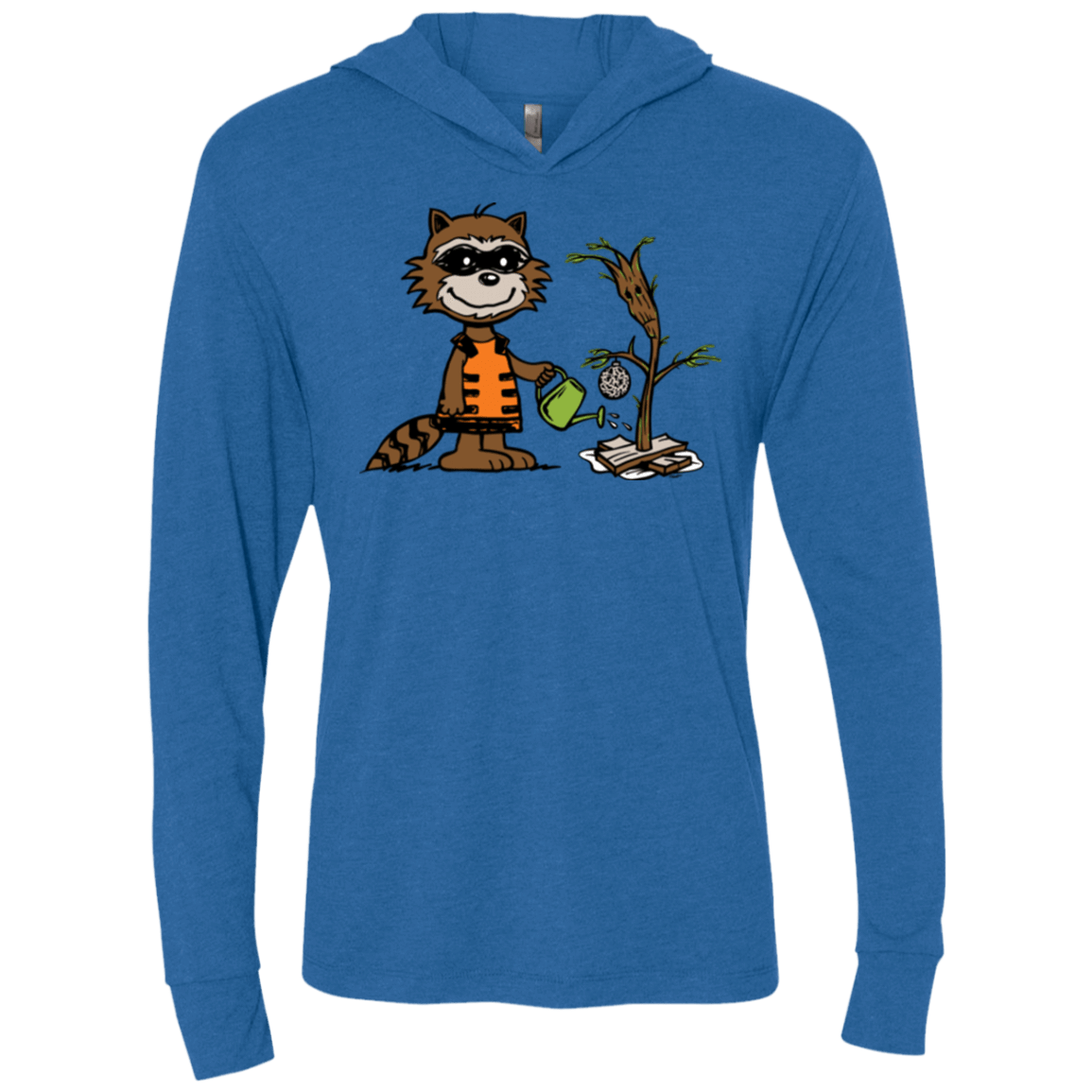 T-Shirts Vintage Royal / X-Small Groot Grief Triblend Long Sleeve Hoodie Tee