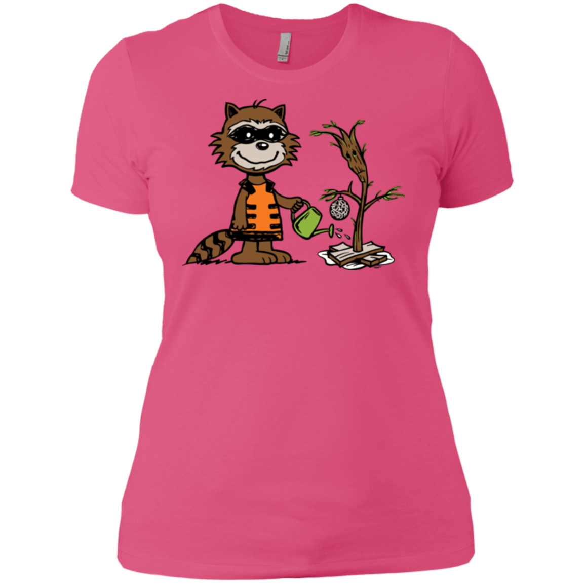 T-Shirts Hot Pink / X-Small Groot Grief Women's Premium T-Shirt
