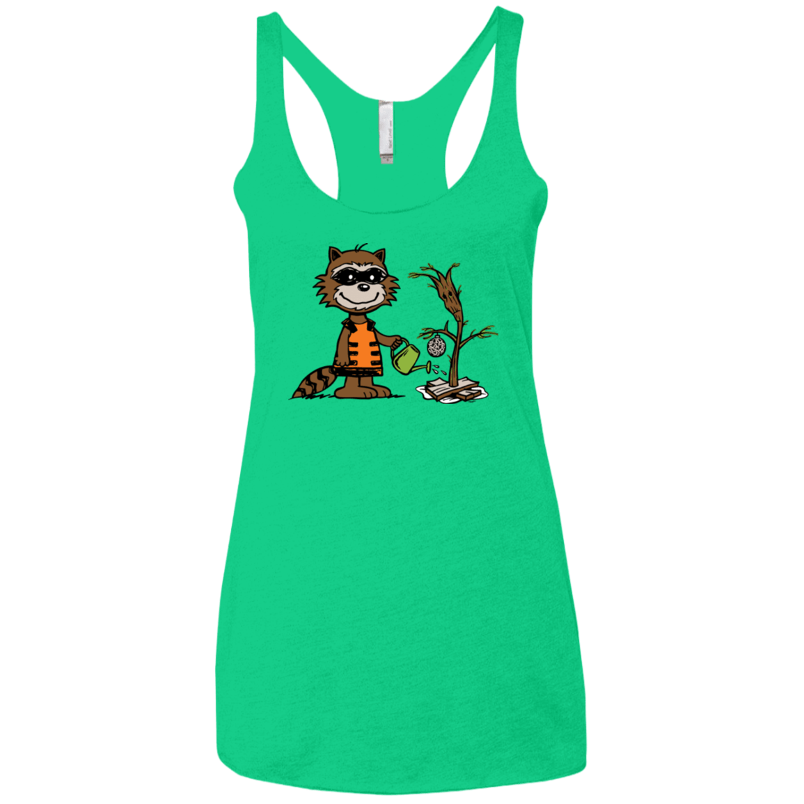 T-Shirts Envy / X-Small Groot Grief Women's Triblend Racerback Tank