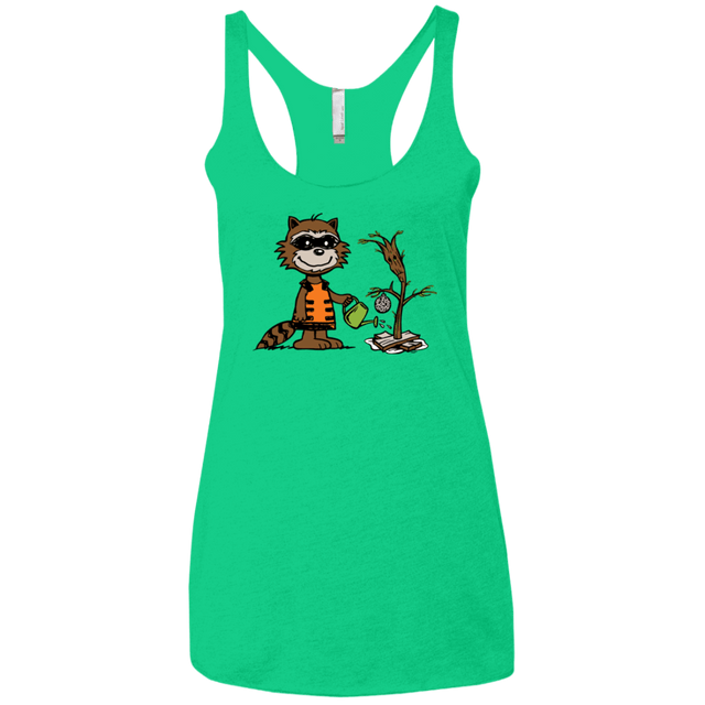 T-Shirts Envy / X-Small Groot Grief Women's Triblend Racerback Tank