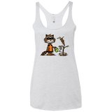 T-Shirts Heather White / X-Small Groot Grief Women's Triblend Racerback Tank