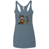 T-Shirts Indigo / X-Small Groot Grief Women's Triblend Racerback Tank