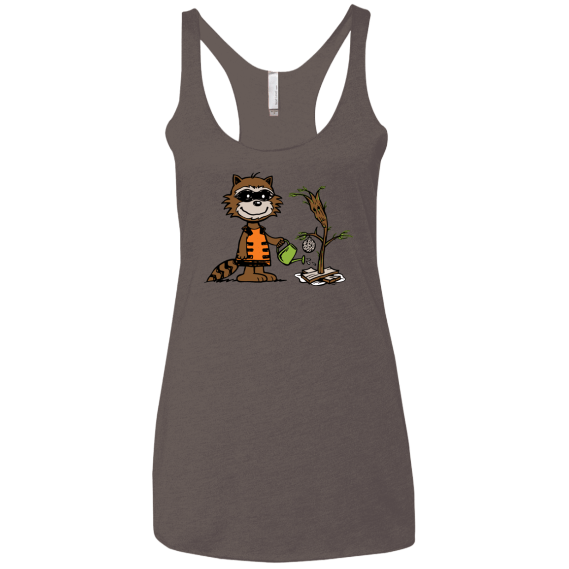 T-Shirts Macchiato / X-Small Groot Grief Women's Triblend Racerback Tank