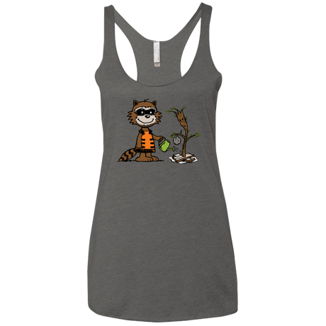 T-Shirts Premium Heather / X-Small Groot Grief Women's Triblend Racerback Tank