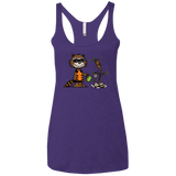 T-Shirts Purple / X-Small Groot Grief Women's Triblend Racerback Tank