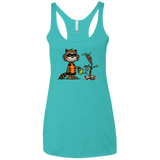 T-Shirts Tahiti Blue / X-Small Groot Grief Women's Triblend Racerback Tank