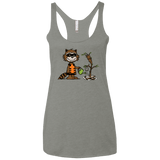 T-Shirts Venetian Grey / X-Small Groot Grief Women's Triblend Racerback Tank