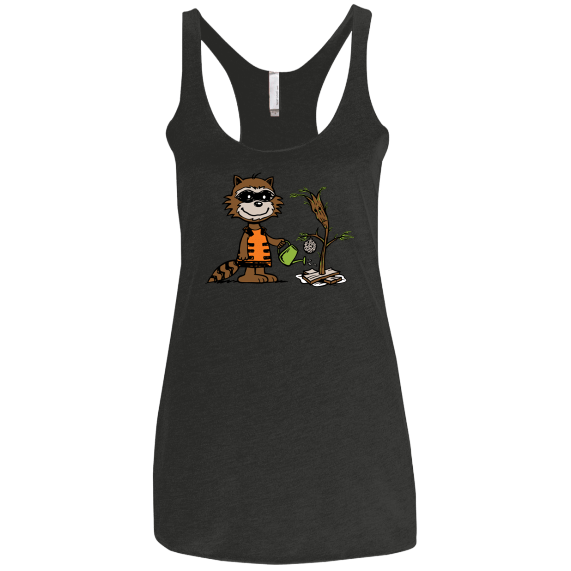 T-Shirts Vintage Black / X-Small Groot Grief Women's Triblend Racerback Tank