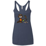 T-Shirts Vintage Navy / X-Small Groot Grief Women's Triblend Racerback Tank