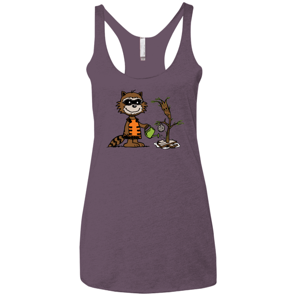 T-Shirts Vintage Purple / X-Small Groot Grief Women's Triblend Racerback Tank