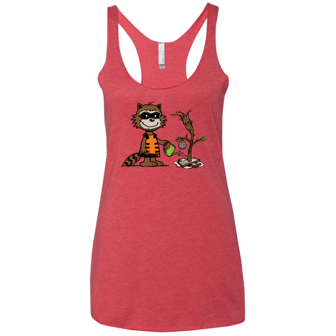 T-Shirts Vintage Red / X-Small Groot Grief Women's Triblend Racerback Tank
