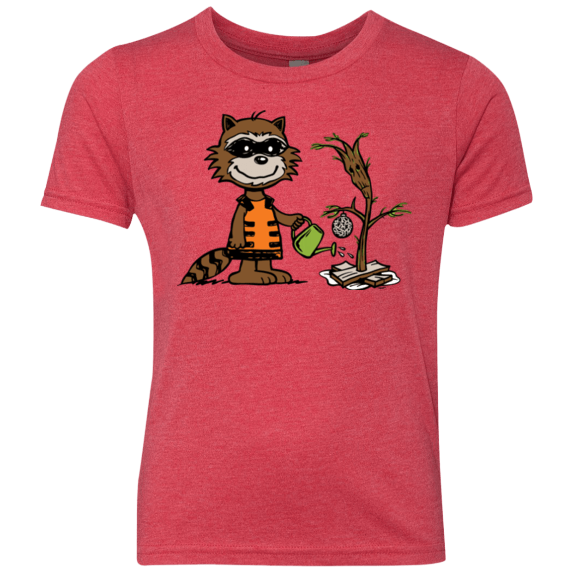 T-Shirts Vintage Red / YXS Groot Grief Youth Triblend T-Shirt