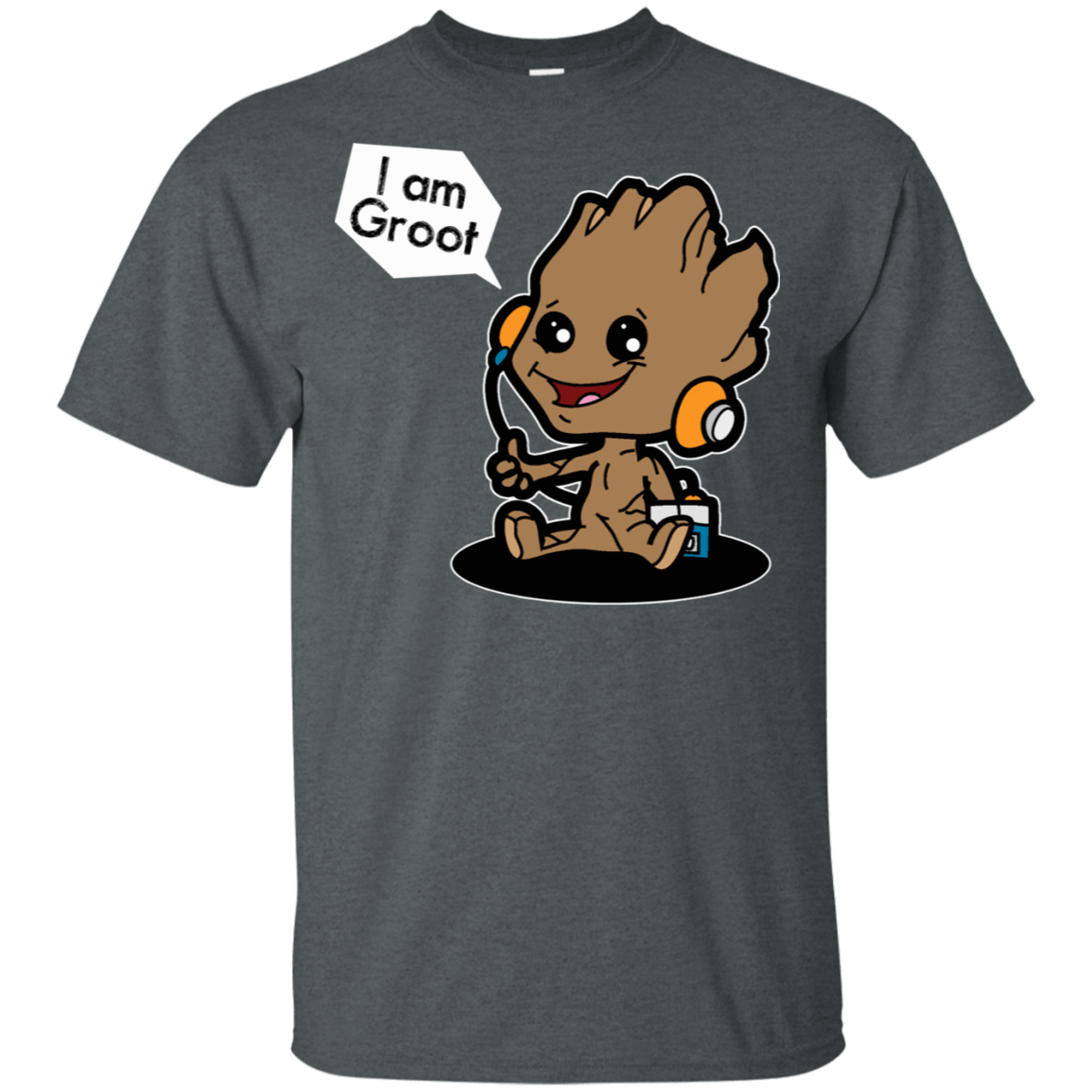 T-Shirts Dark Heather / S Groot Grooves T-Shirt