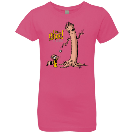 T-Shirts Hot Pink / YXS Groot Is Giving Girls Premium T-Shirt