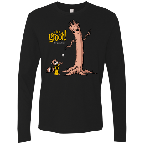 T-Shirts Black / Small Groot Is Giving Men's Premium Long Sleeve