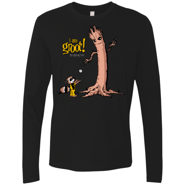 T-Shirts Black / Small Groot Is Giving Men's Premium Long Sleeve