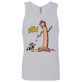 T-Shirts Heather Grey / Small Groot Is Giving Men's Premium Tank Top