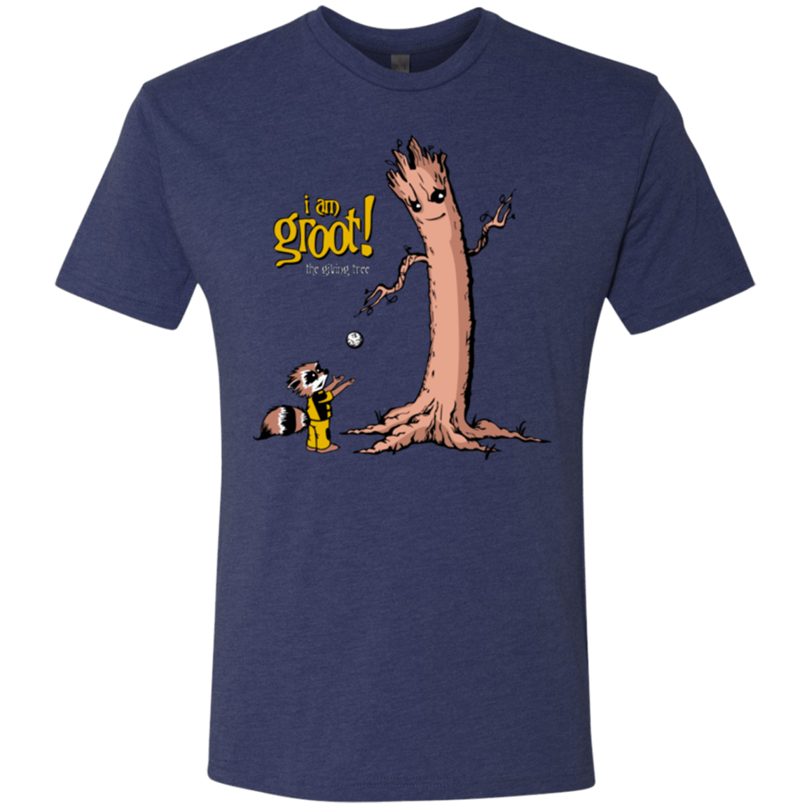 T-Shirts Vintage Navy / Small Groot Is Giving Men's Triblend T-Shirt