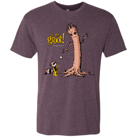 T-Shirts Vintage Purple / Small Groot Is Giving Men's Triblend T-Shirt