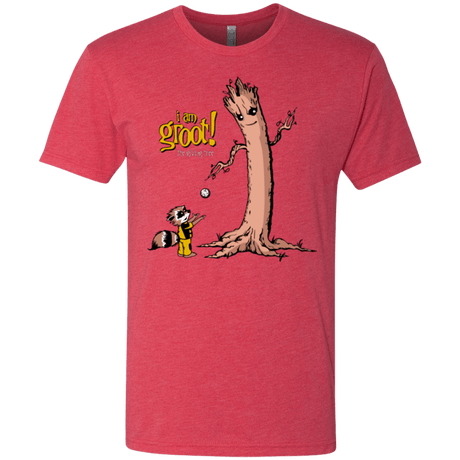 T-Shirts Vintage Red / Small Groot Is Giving Men's Triblend T-Shirt