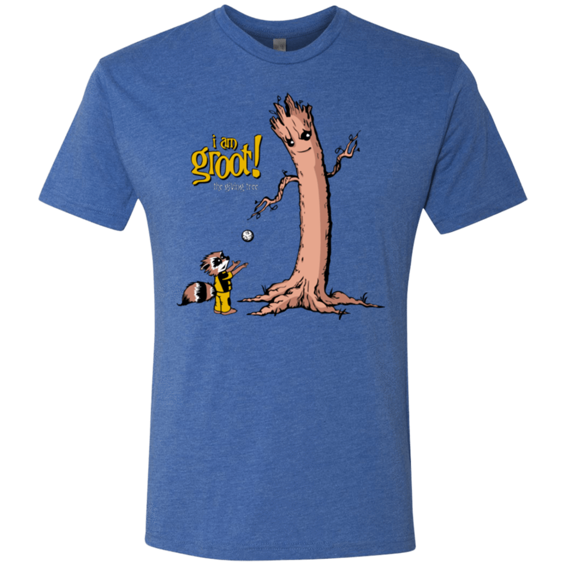 T-Shirts Vintage Royal / Small Groot Is Giving Men's Triblend T-Shirt