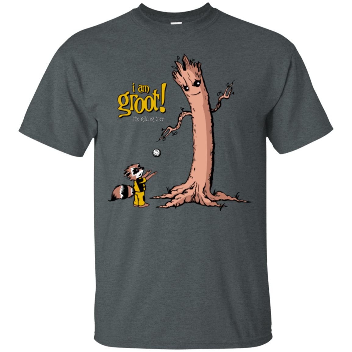 T-Shirts Dark Heather / Small Groot Is Giving T-Shirt