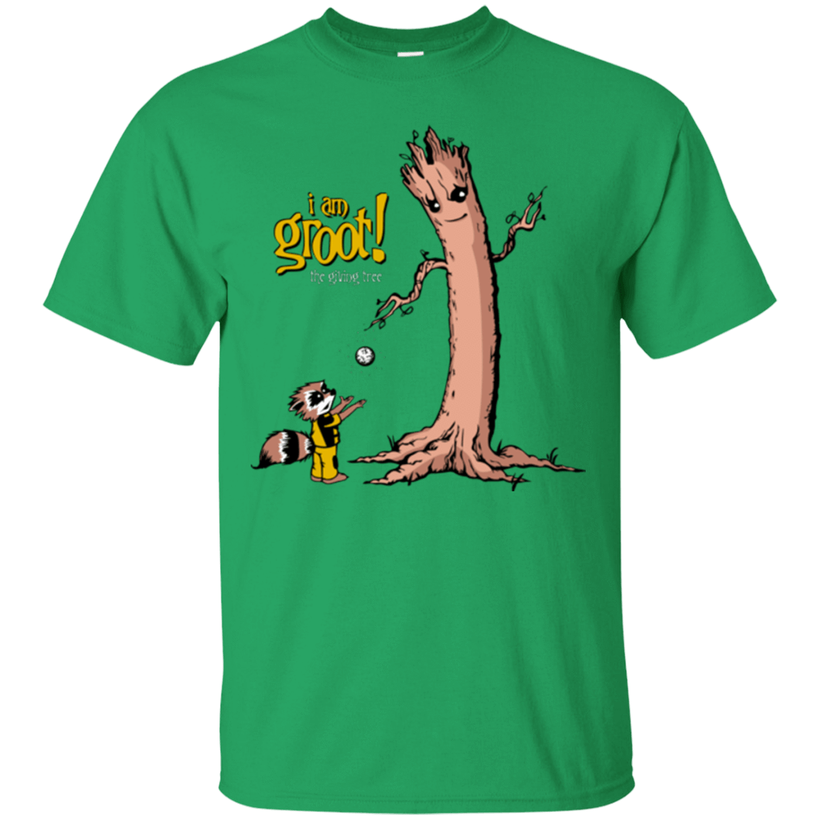 T-Shirts Irish Green / Small Groot Is Giving T-Shirt