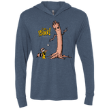 T-Shirts Indigo / X-Small Groot Is Giving Triblend Long Sleeve Hoodie Tee