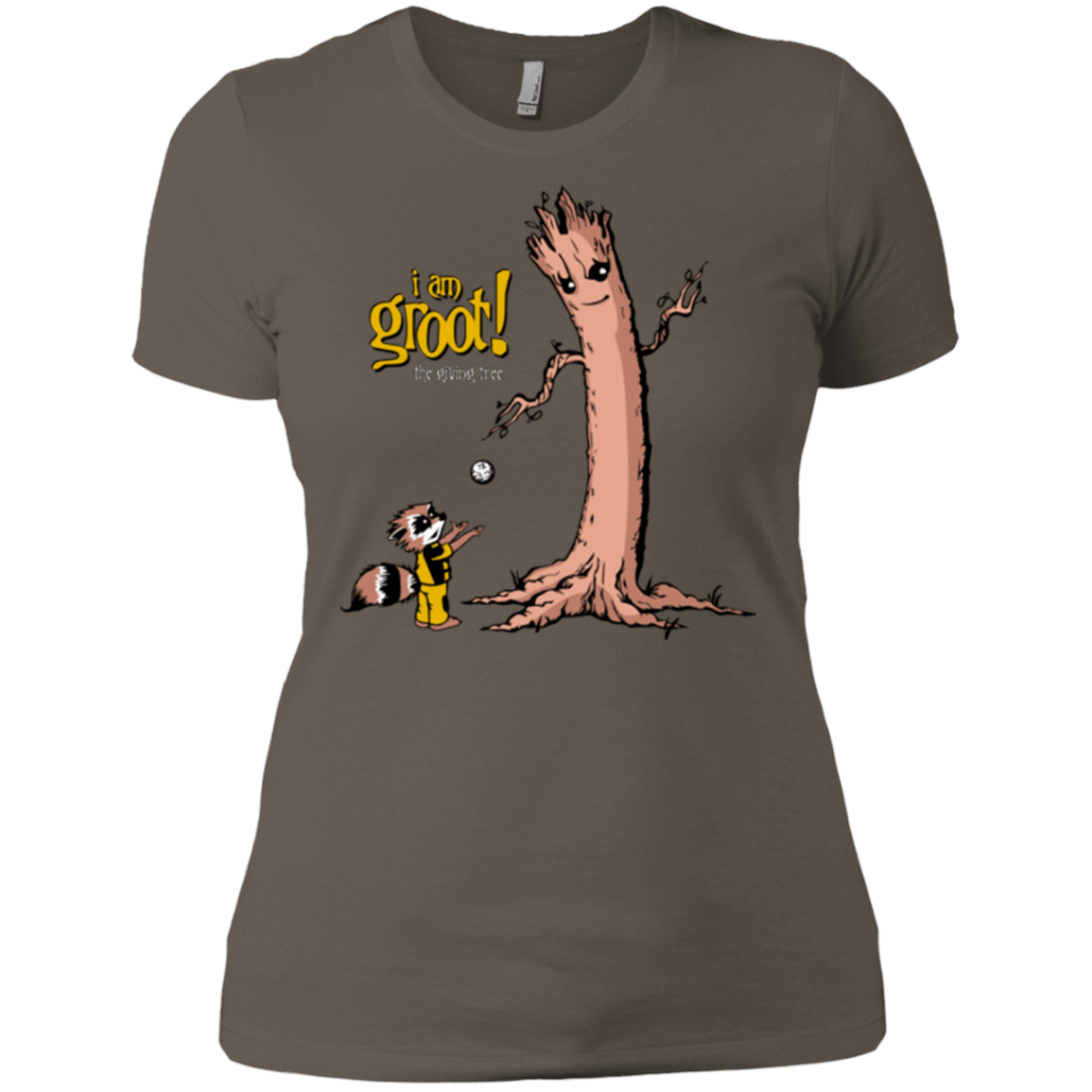 T-Shirts Warm Grey / X-Small Groot Is Giving Women's Premium T-Shirt