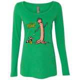 T-Shirts Envy / Small Groot Is Giving Women's Triblend Long Sleeve Shirt