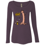T-Shirts Vintage Purple / Small Groot Is Giving Women's Triblend Long Sleeve Shirt