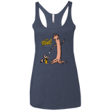 T-Shirts Vintage Navy / X-Small Groot Is Giving Women's Triblend Racerback Tank