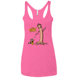 T-Shirts Vintage Pink / X-Small Groot Is Giving Women's Triblend Racerback Tank