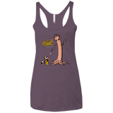T-Shirts Vintage Purple / X-Small Groot Is Giving Women's Triblend Racerback Tank