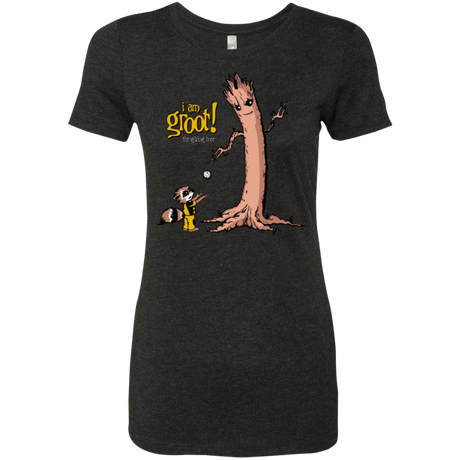 T-Shirts Vintage Black / Small Groot Is Giving Women's Triblend T-Shirt