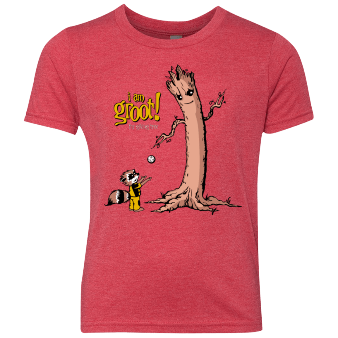 T-Shirts Vintage Red / YXS Groot Is Giving Youth Triblend T-Shirt