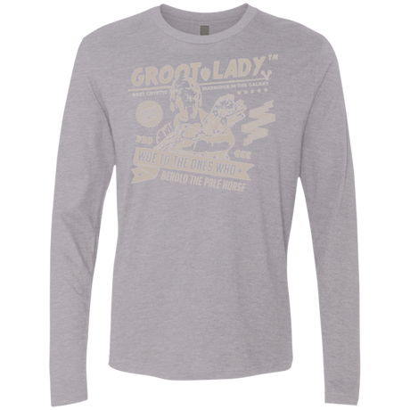 T-Shirts Heather Grey / Small Groot Lady Men's Premium Long Sleeve