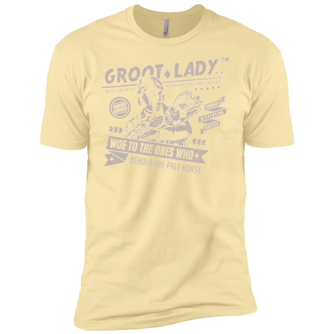 T-Shirts Banana Cream / X-Small Groot Lady Men's Premium T-Shirt