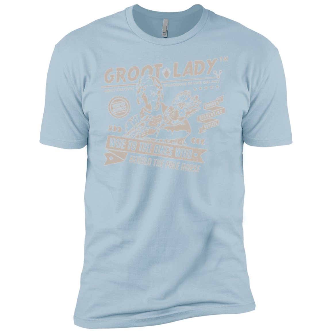 T-Shirts Light Blue / X-Small Groot Lady Men's Premium T-Shirt