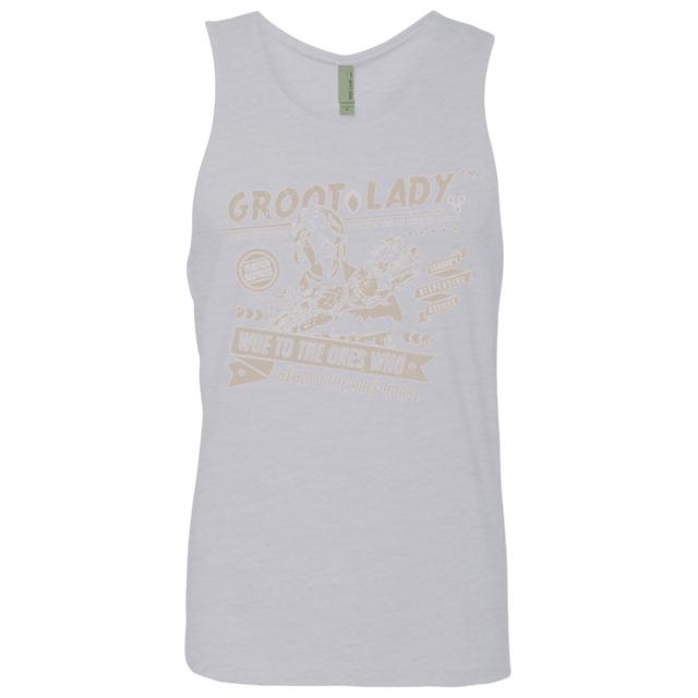 T-Shirts Heather Grey / Small Groot Lady Men's Premium Tank Top