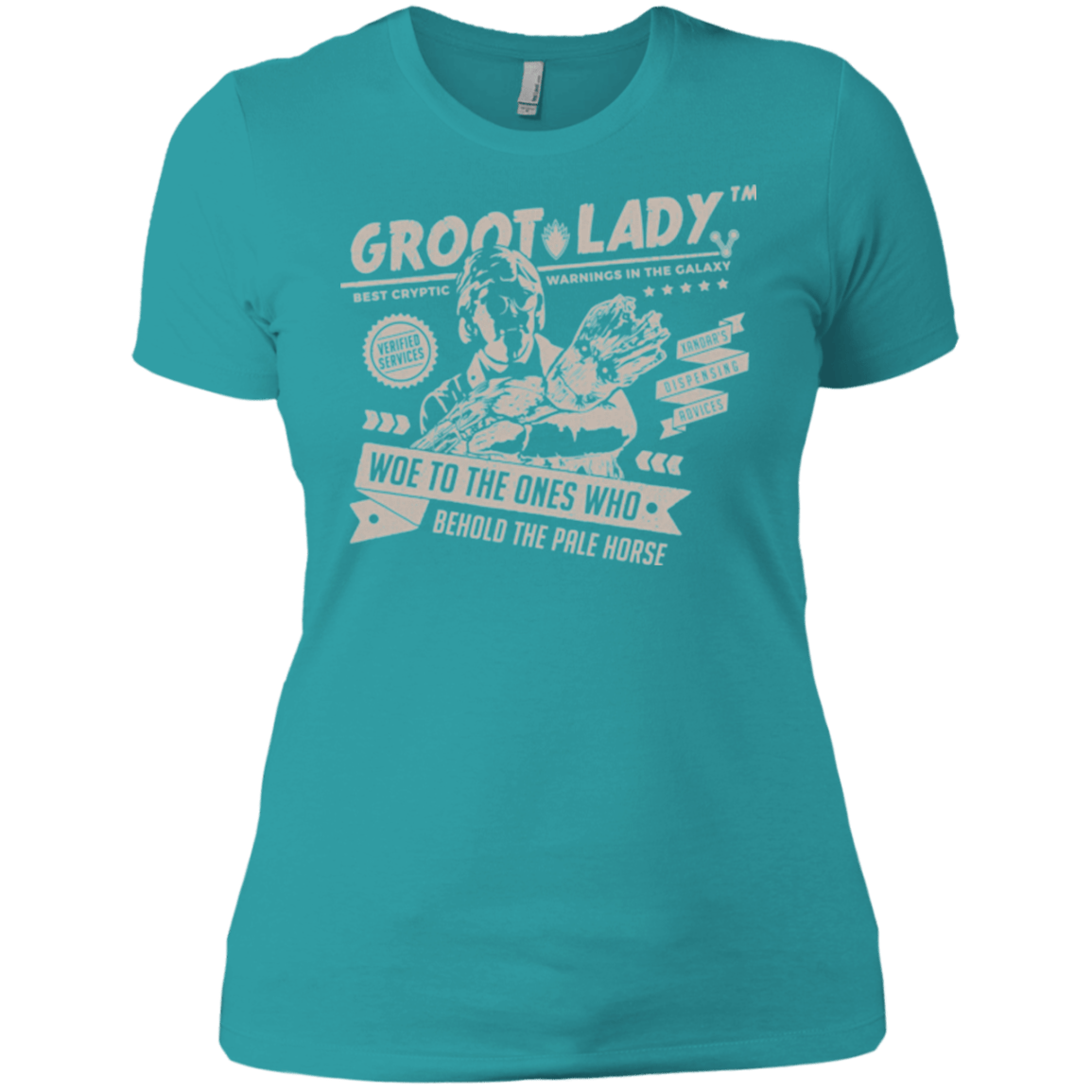 T-Shirts Tahiti Blue / X-Small Groot Lady Women's Premium T-Shirt