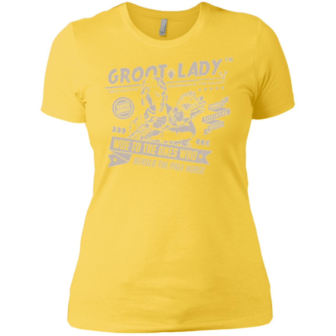 T-Shirts Vibrant Yellow / X-Small Groot Lady Women's Premium T-Shirt