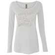 T-Shirts Heather White / Small Groot Lady Women's Triblend Long Sleeve Shirt