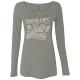 T-Shirts Venetian Grey / Small Groot Lady Women's Triblend Long Sleeve Shirt