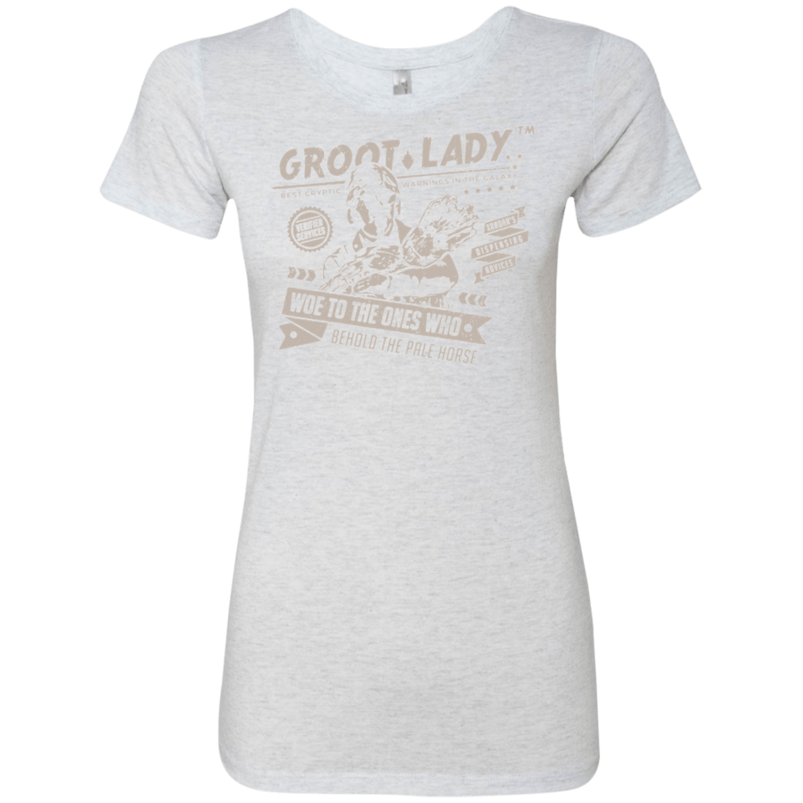 T-Shirts Heather White / Small Groot Lady Women's Triblend T-Shirt