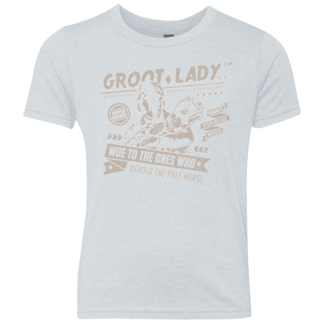 T-Shirts Heather White / YXS Groot Lady Youth Triblend T-Shirt